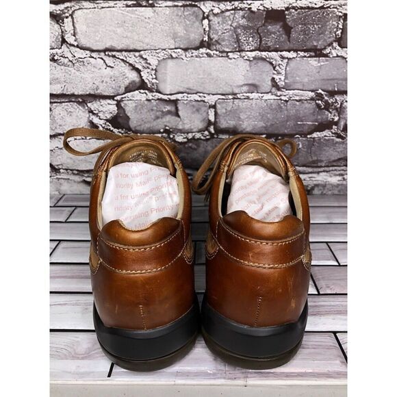 Rockport Powered by DMX Brown Leather Bicycle Toe Shoes Men’s Sz 11.5M US/45EU - Picture 8 of 16